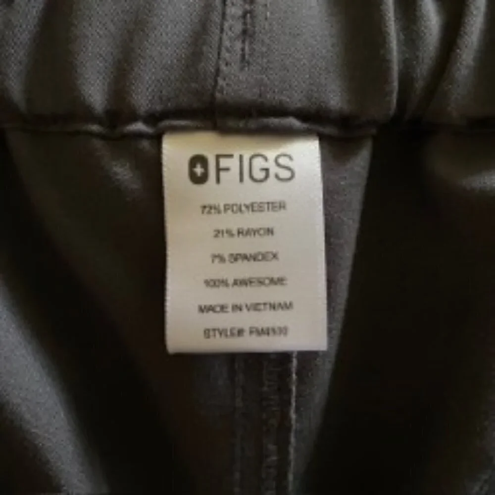 Figs Pisco Grey Basic Scrub Pants Large
